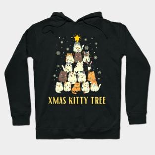 Xmas Kitty Tree Hoodie